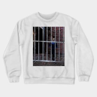 Werewolf Boy behind Bars Crewneck Sweatshirt